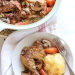 Coq au Vin Blanc – Slow Cooked Chicken in White Wine