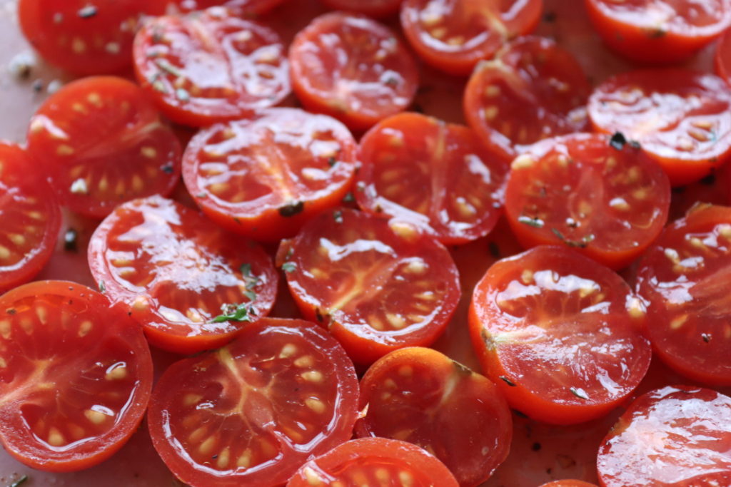 up close tomatoes