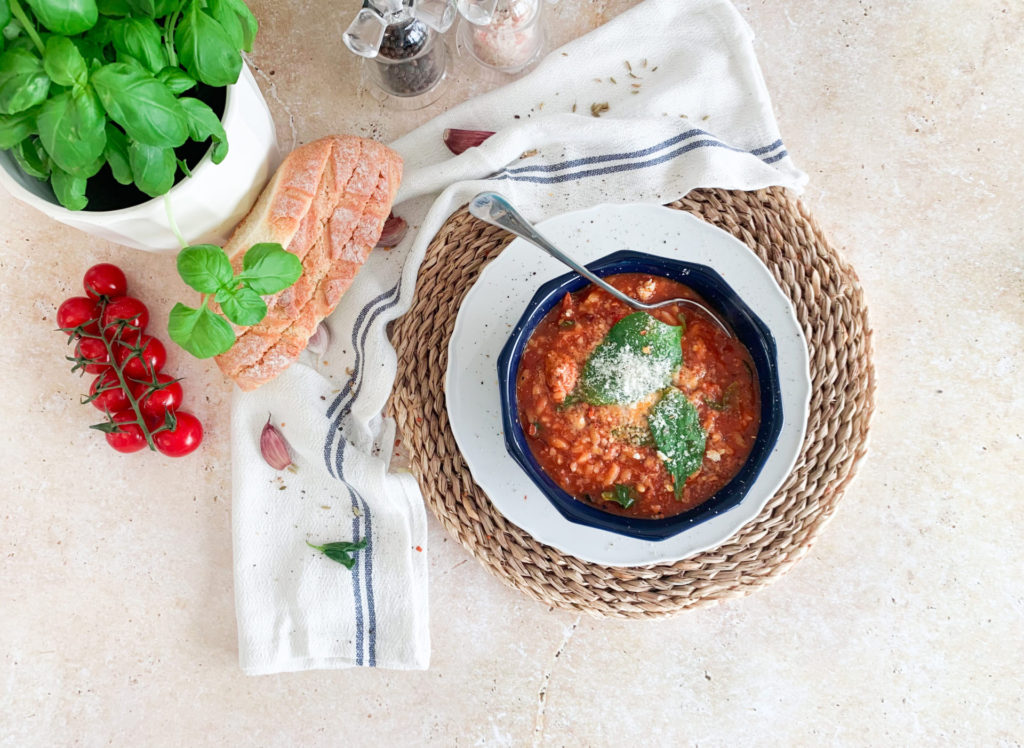 sicilian sausage and orzo soup