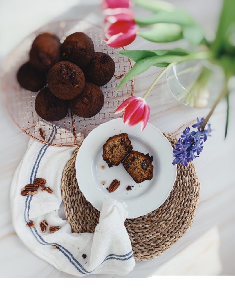 banana chocolate chip muffins