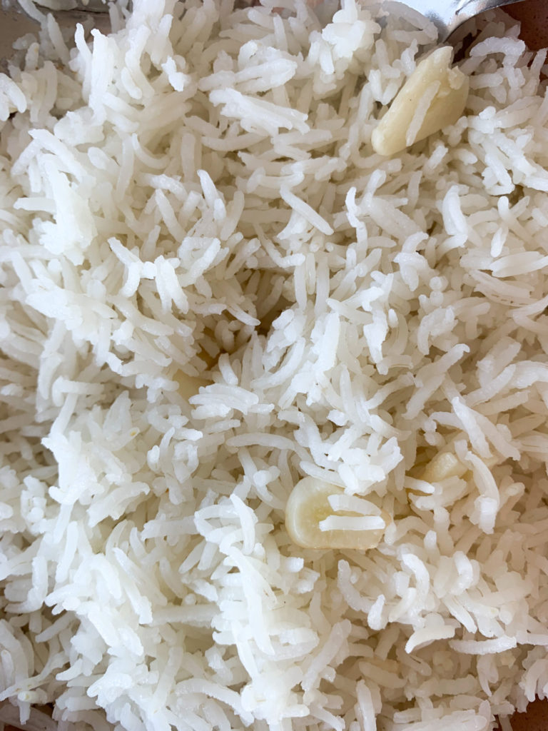 close up perfect rice