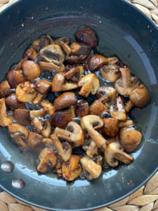 Sautéed mushrooms