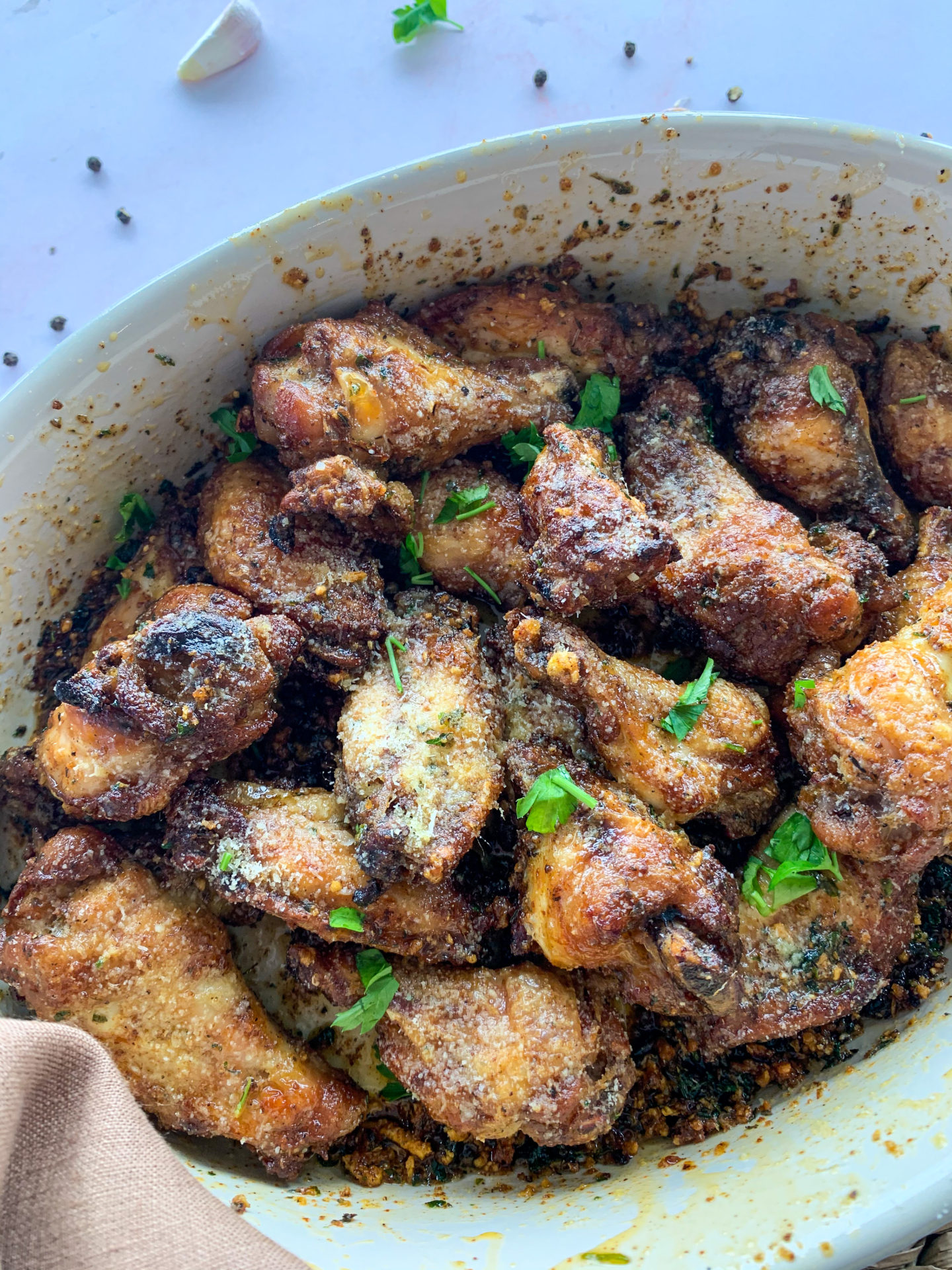 Garlic and Parmesan Chicken Wings