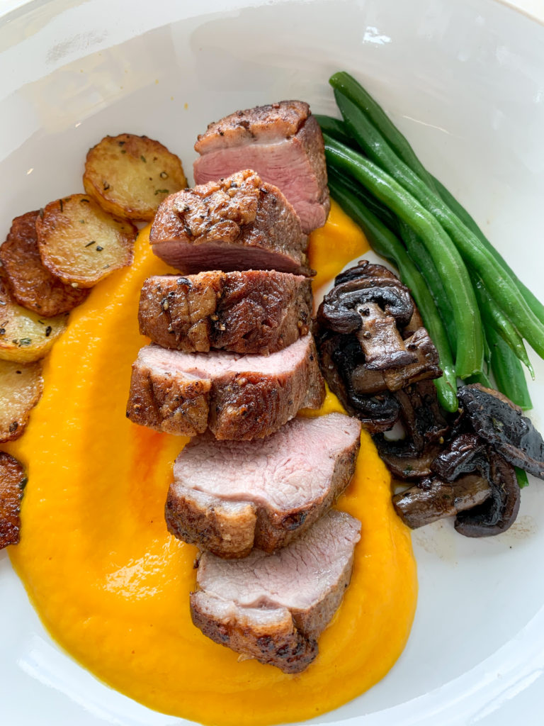 seared duck breast