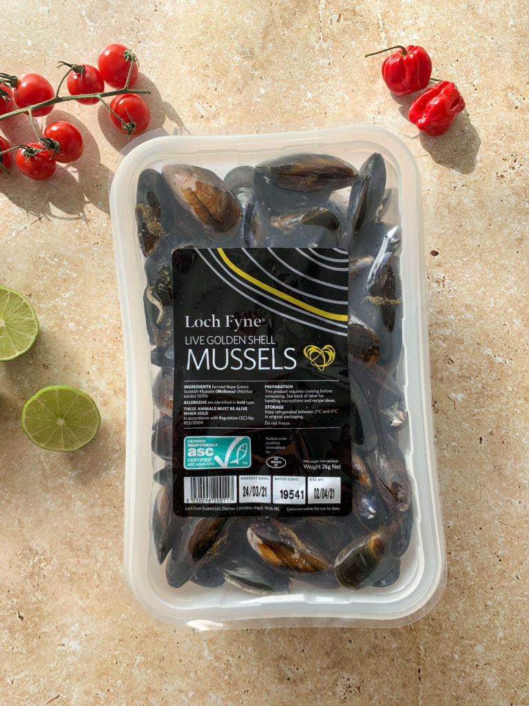 mussels ingredient shot