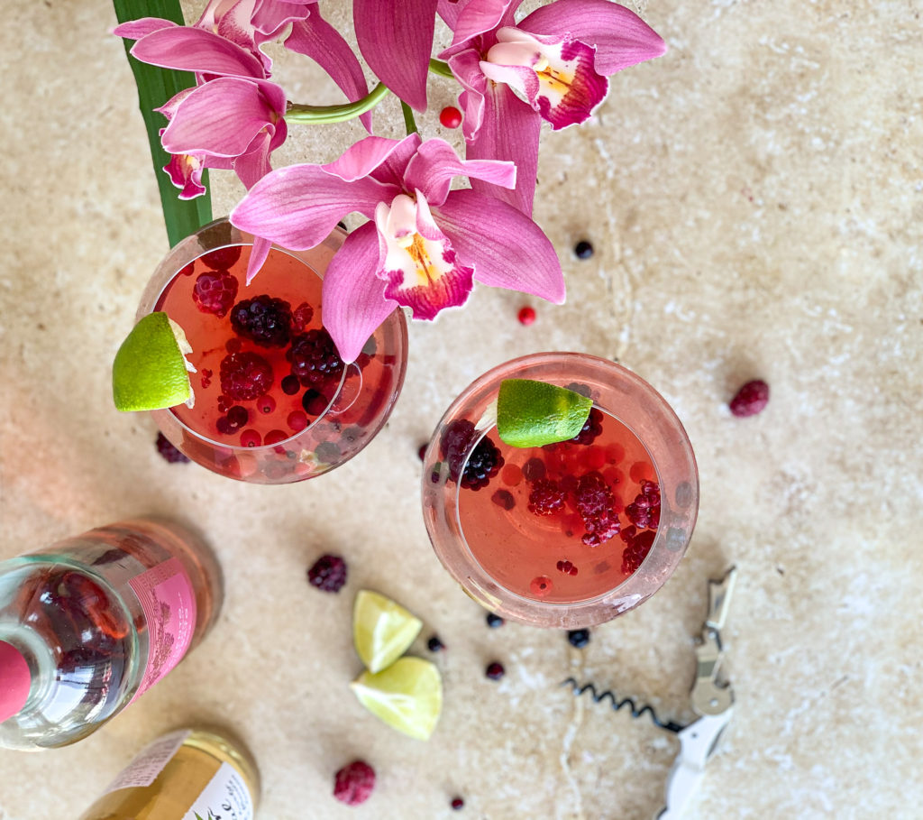 Elderflower and Berry Wine Cooler