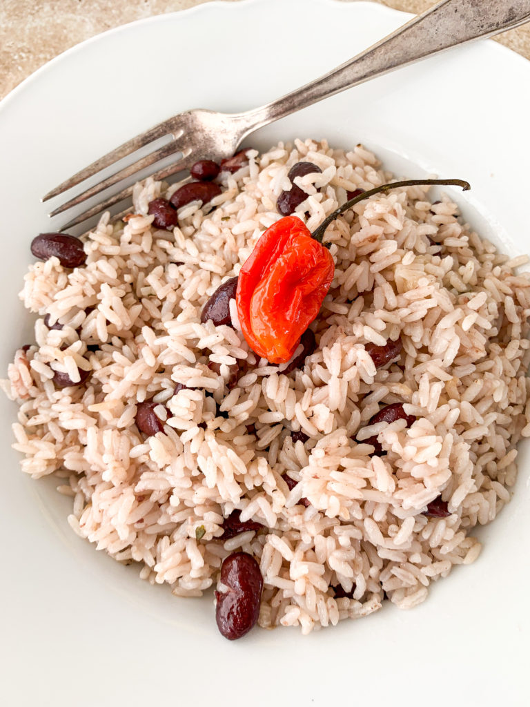 lazy rice and peas 