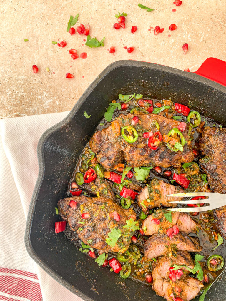 Chilli & Coriander Lamb Leg Steaks