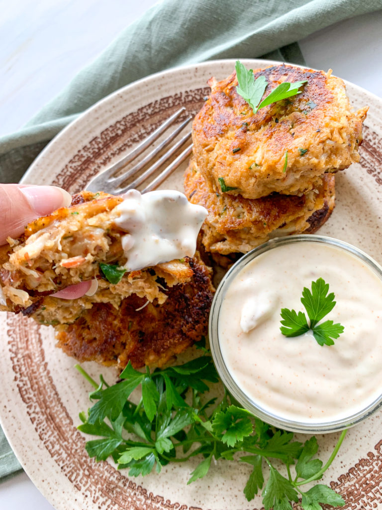 Maryland Style Old Bay Crab Cakes - Mission Food Adventure