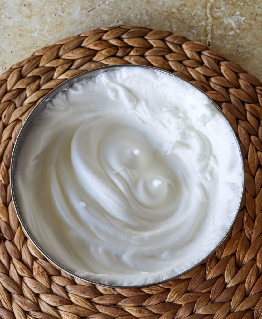 whisked egg whites