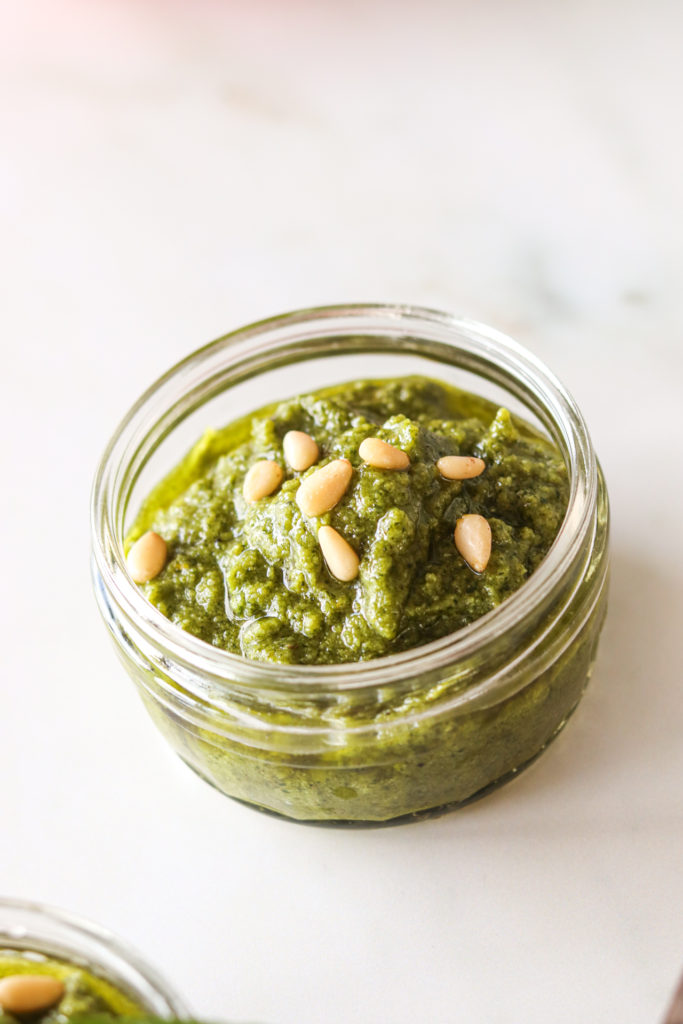 pesto with pine nuts