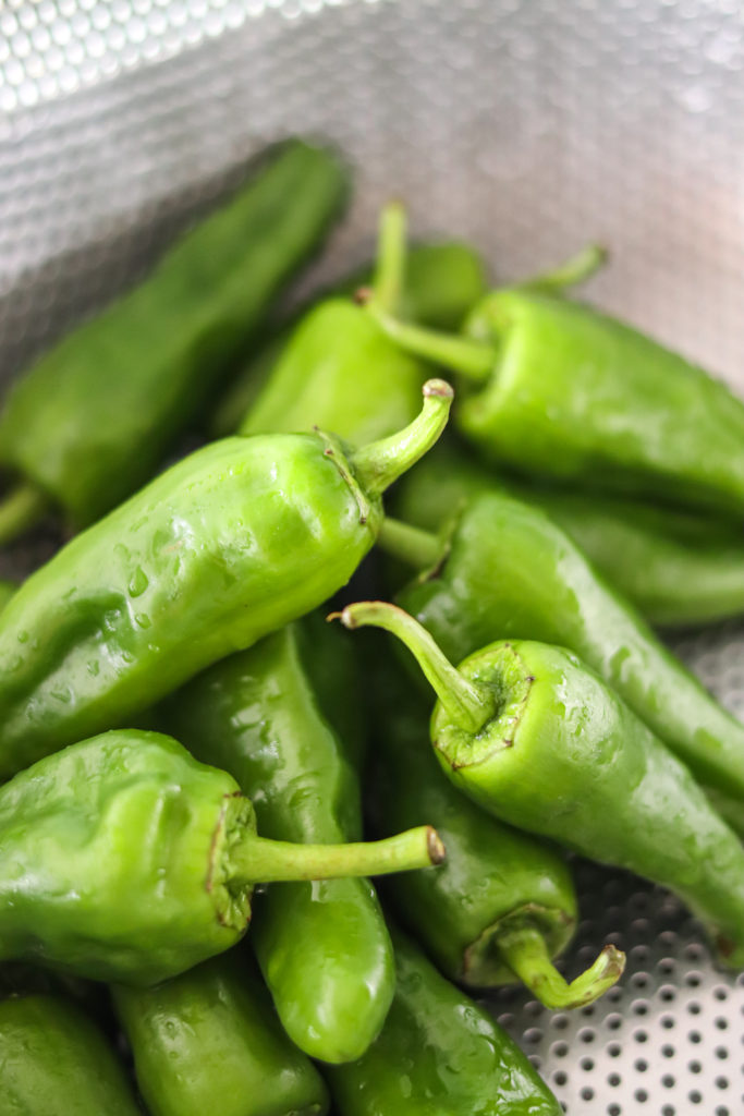 raw padron peppers