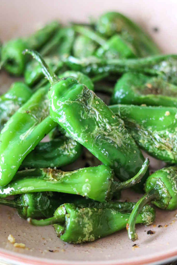 up close padron peppers