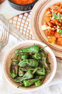 blistered padron peppers