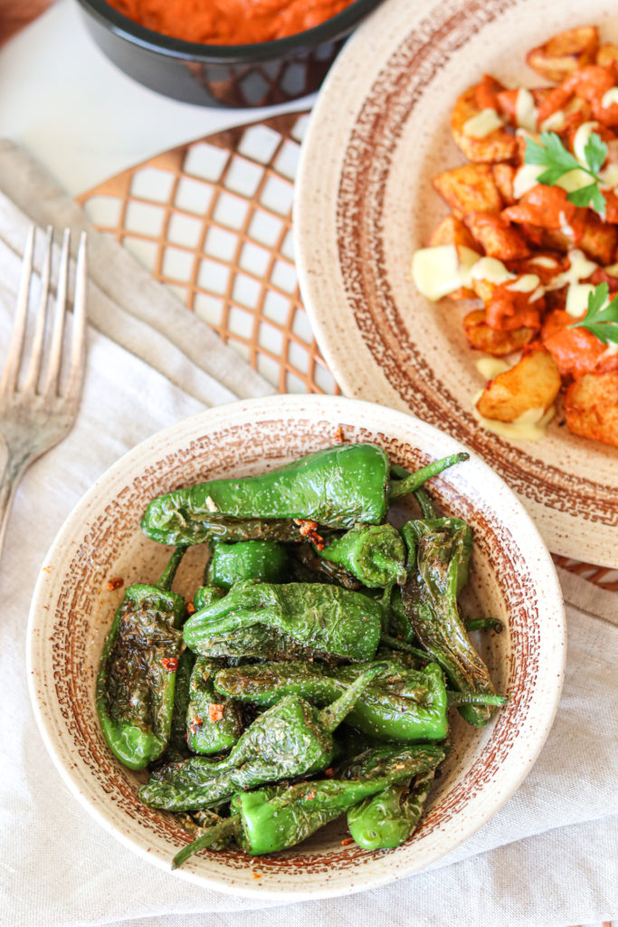 Blistered Padron Peppers – Spanish Tapas