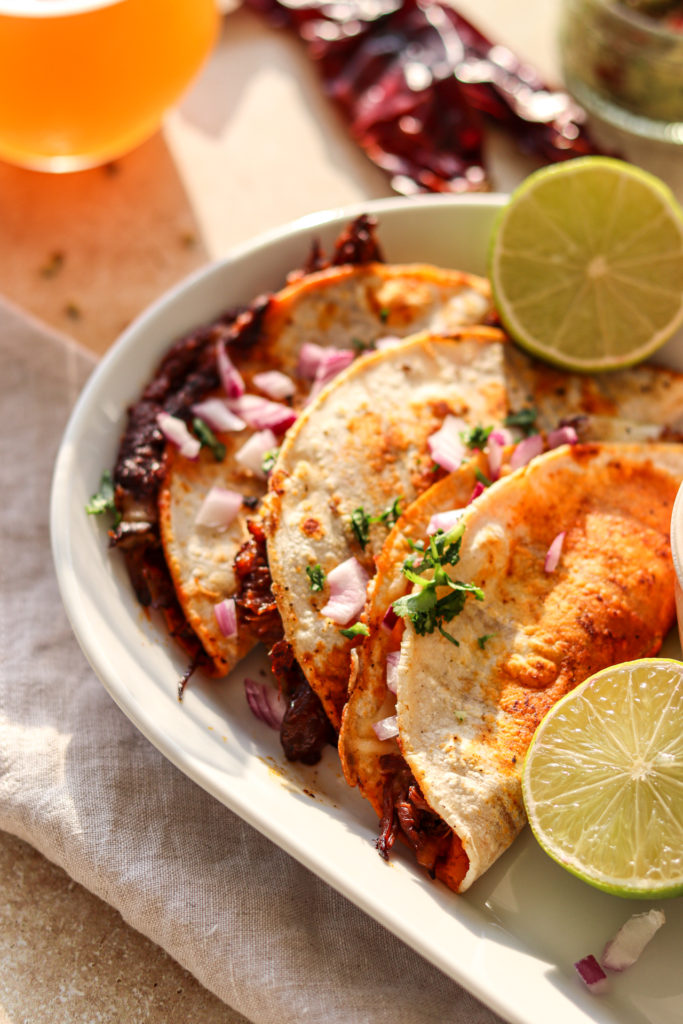 up close birria tacos 