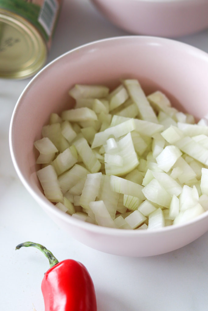 chopped onion