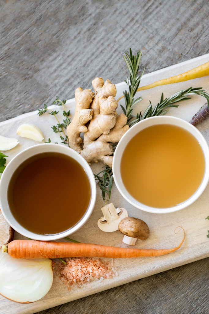 beef and chicken stock