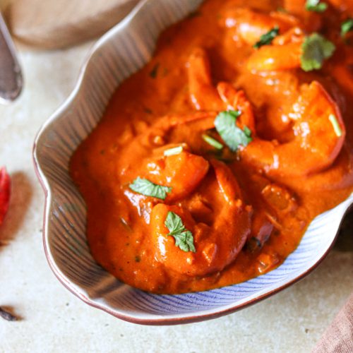 indian butter prawns