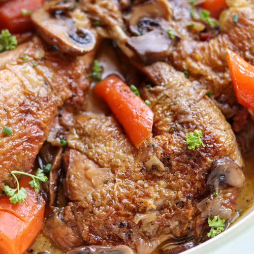 coq au vin blanc