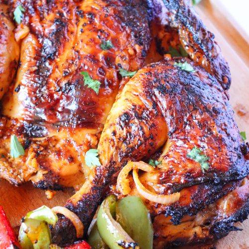 lemon and harissa roast chicken